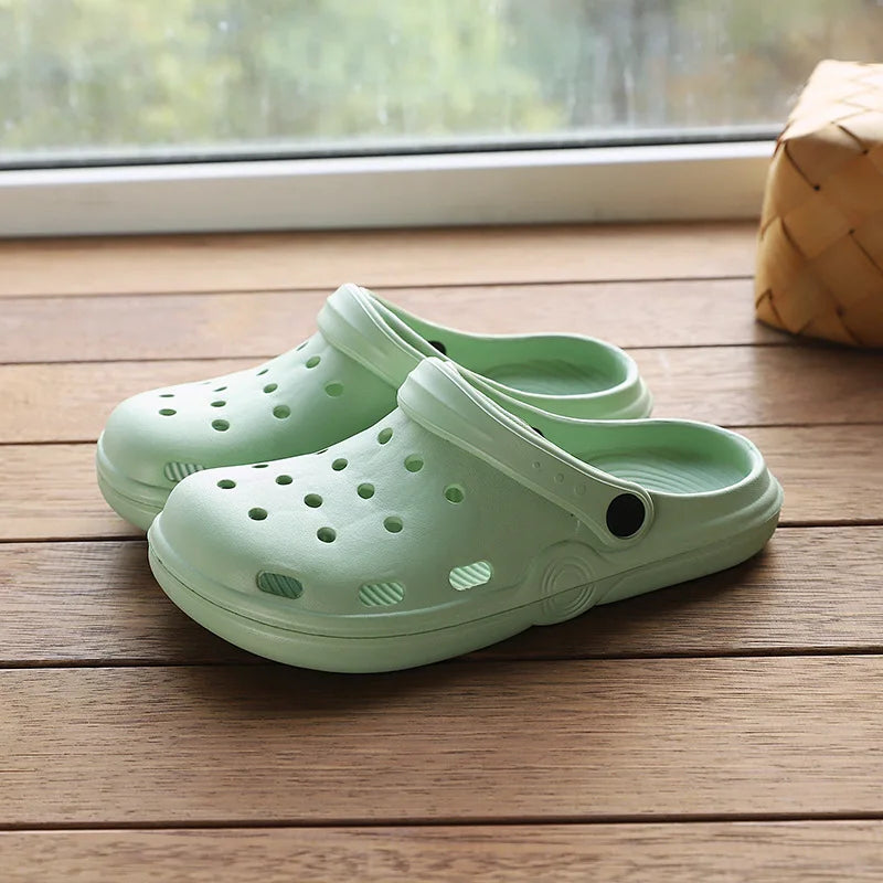 Fashion Waterproof Nursing Clogs – Lightweight Soft Sole Indoor & Outdoor Sandals