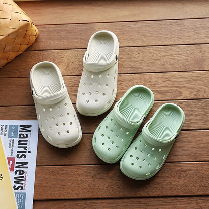Fashion Waterproof Nursing Clogs – Lightweight Soft Sole Indoor & Outdoor Sandals